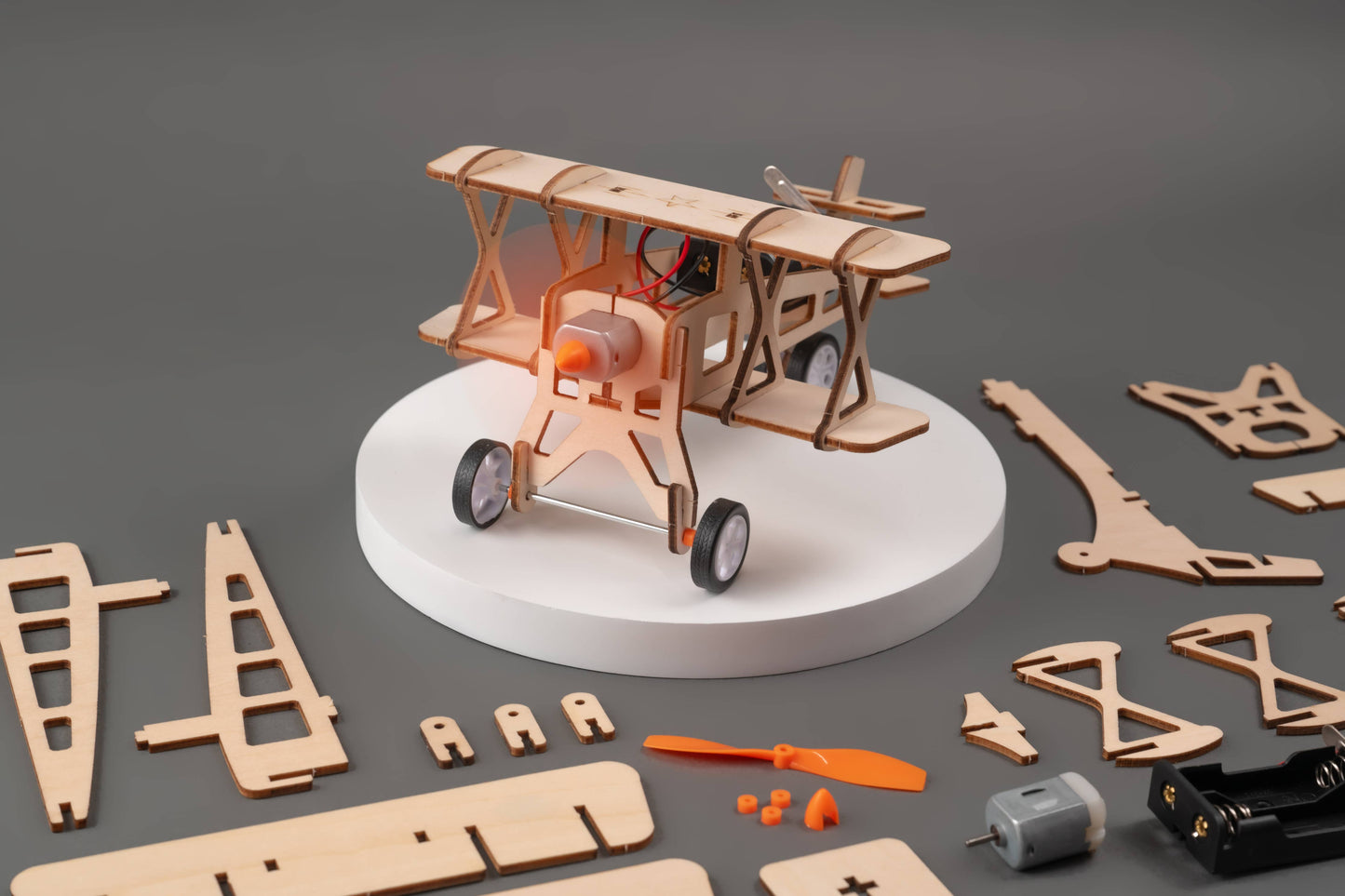 Kit d’avion à hélice à construire soi-même, jouet éducatif STEM pour enfants