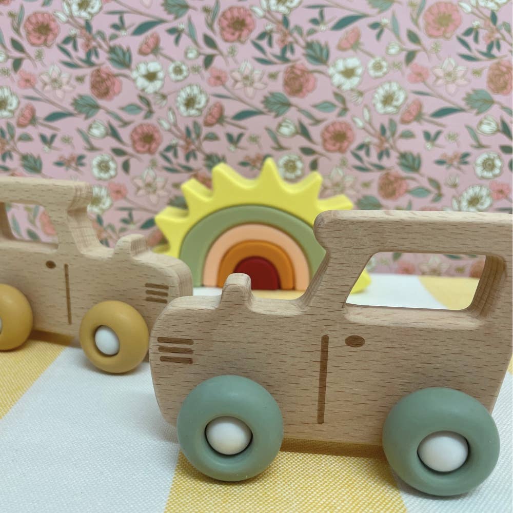 Tracteur en Bois & Silicone