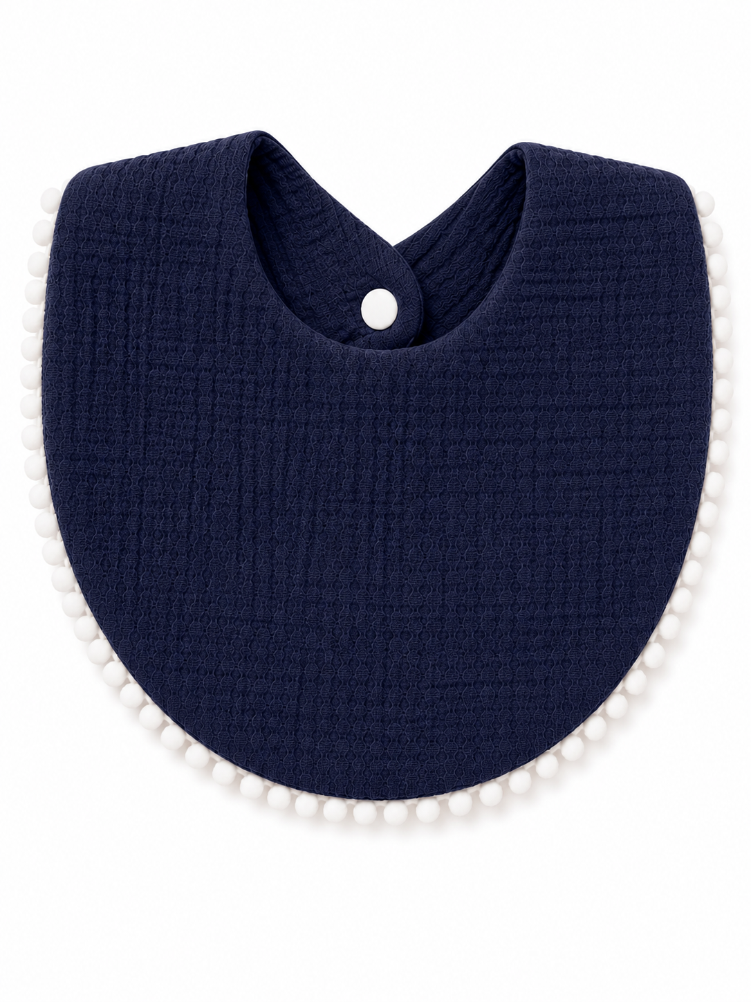 Bavoir en coton bio double tissu 25 x 11 cm