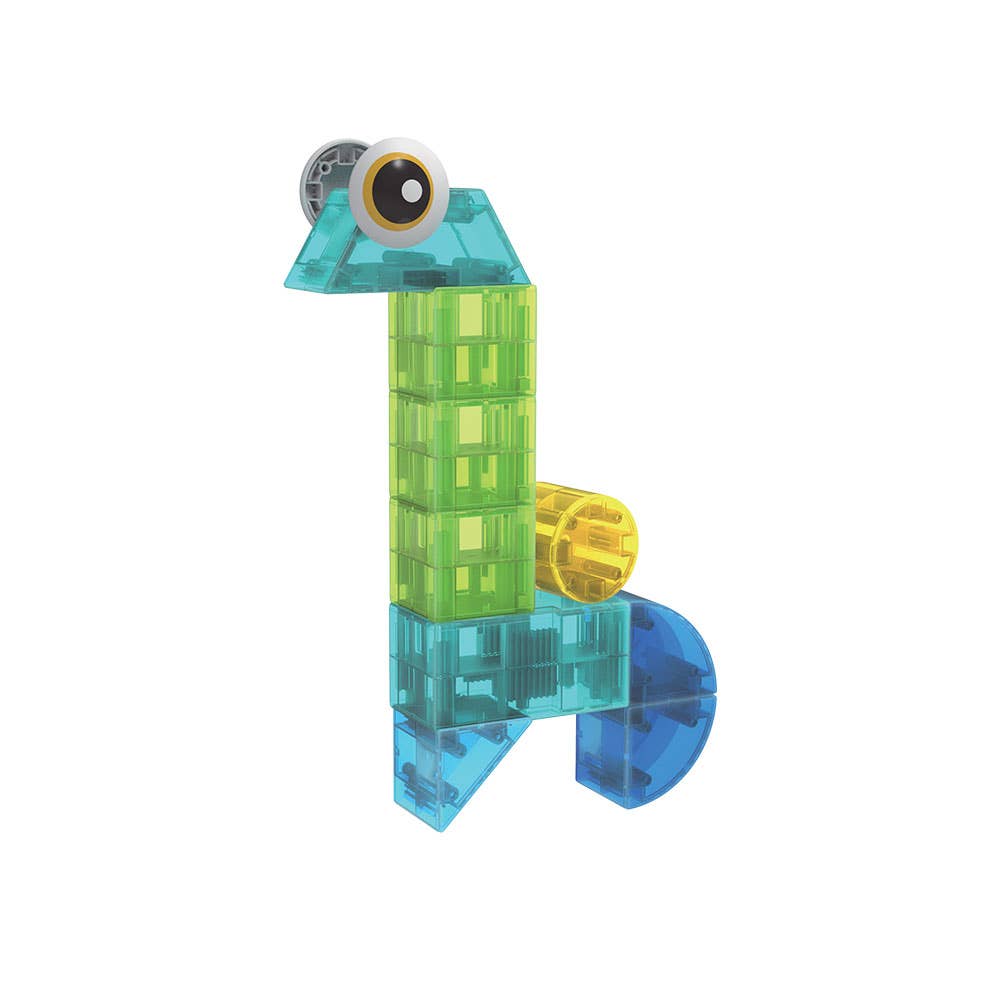 Jeu Magnétique Blocs Transparents 22 Pcs