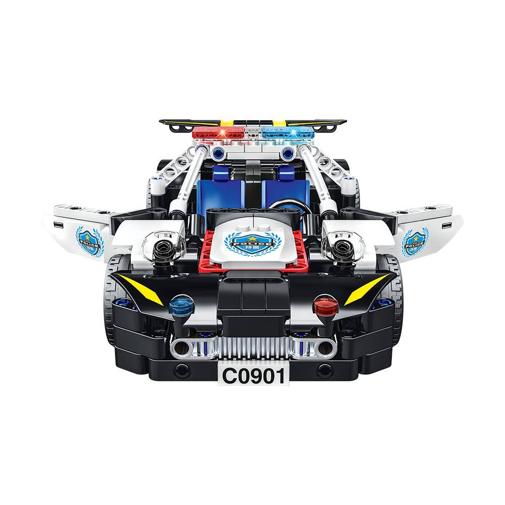 Voitures de Police Swat Technic Encaixes 8+