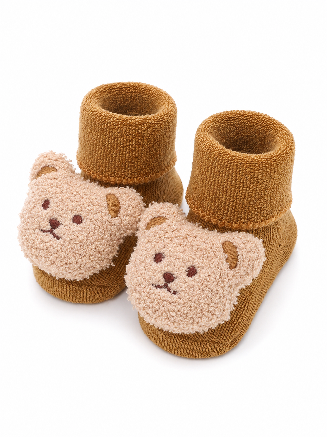 MBA-001 CHAUSSETTE ANTIDÉRAPANTE POUR BÉBÉ AVEC OURS