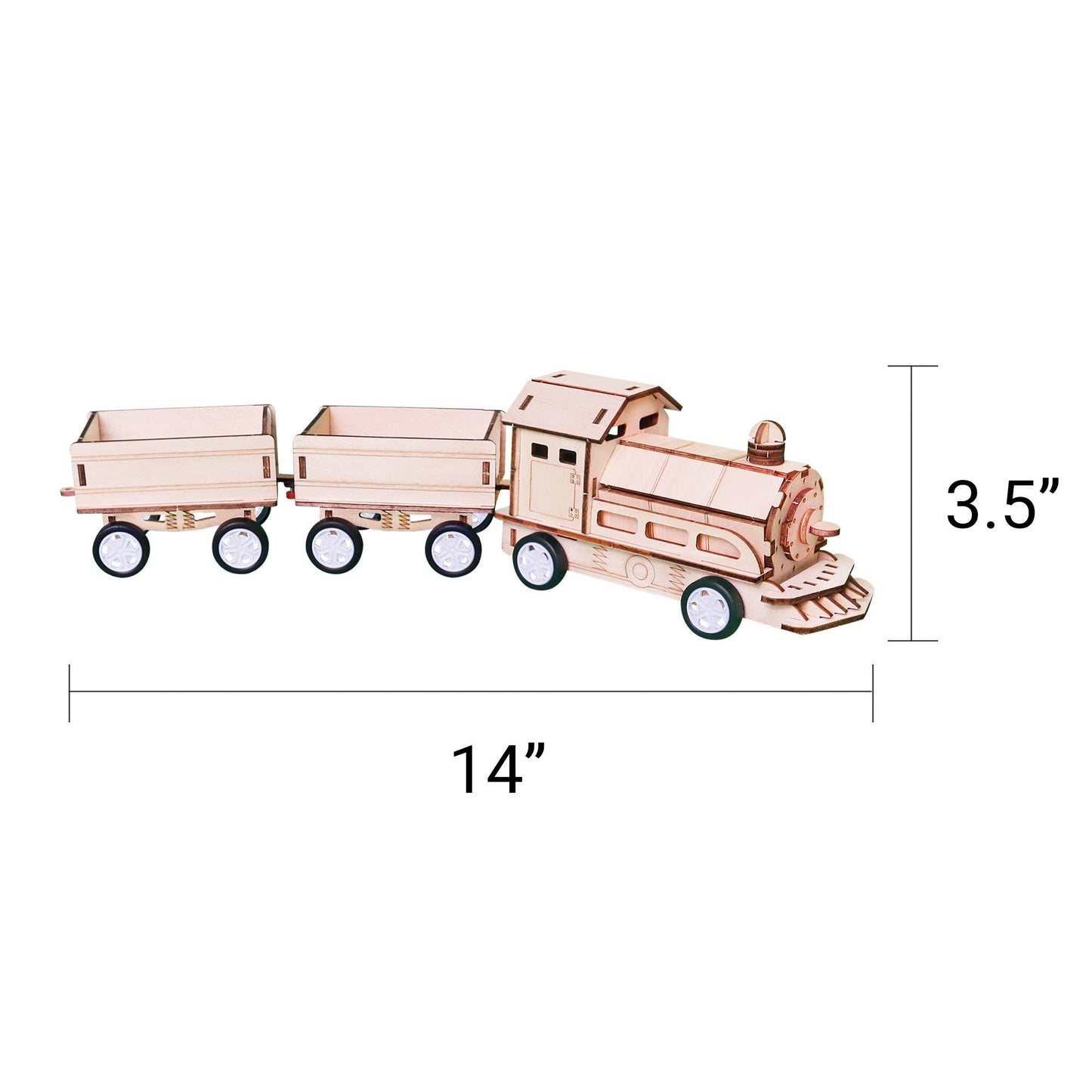 Kit DIY Train motorisé, jouet éducatif STEM pour enfants, kit de bricolage