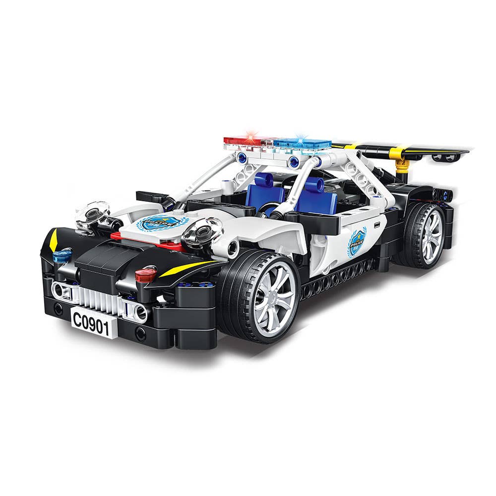 Voitures de Police Swat Technic Encaixes 8+