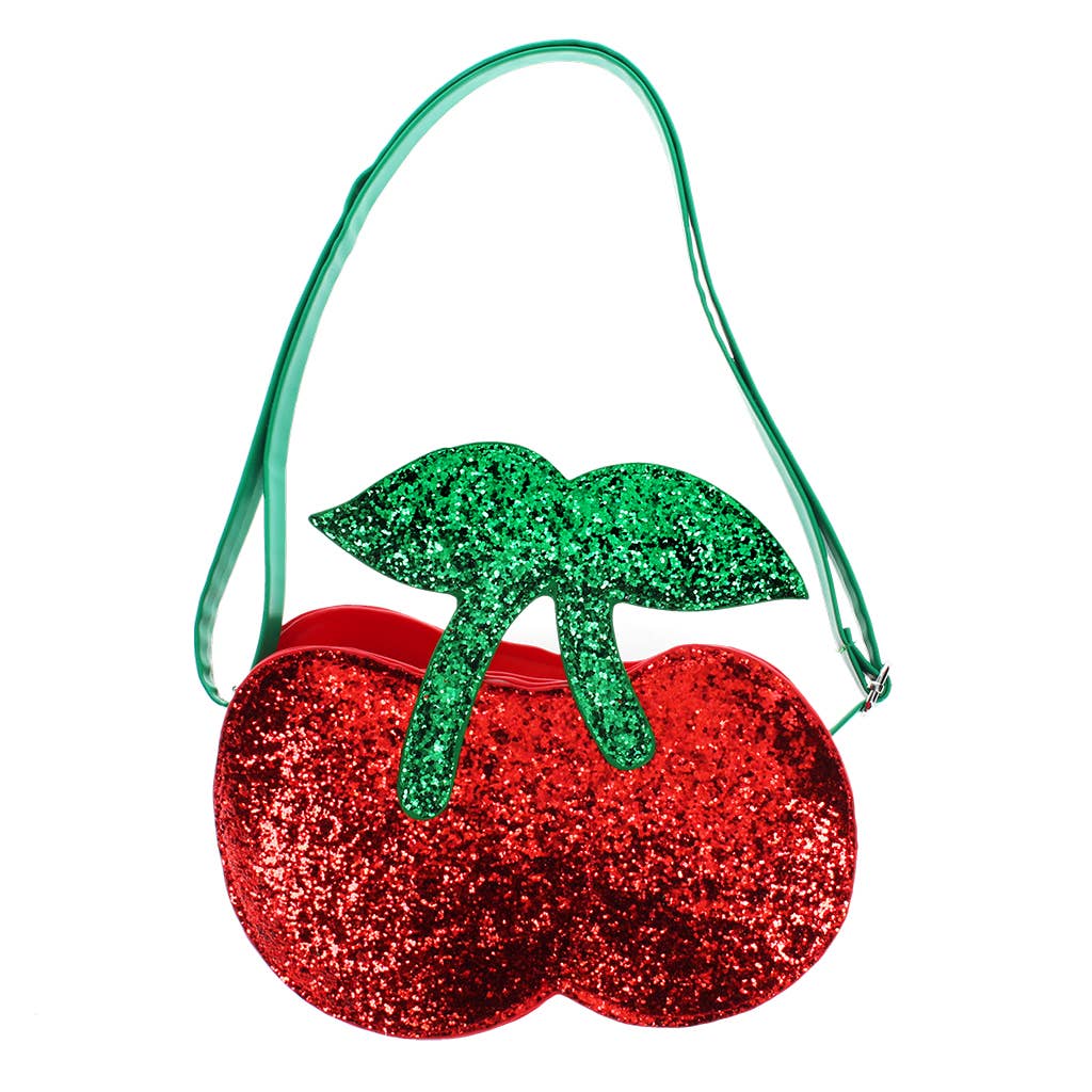 Sac à main pailleté - Cerise