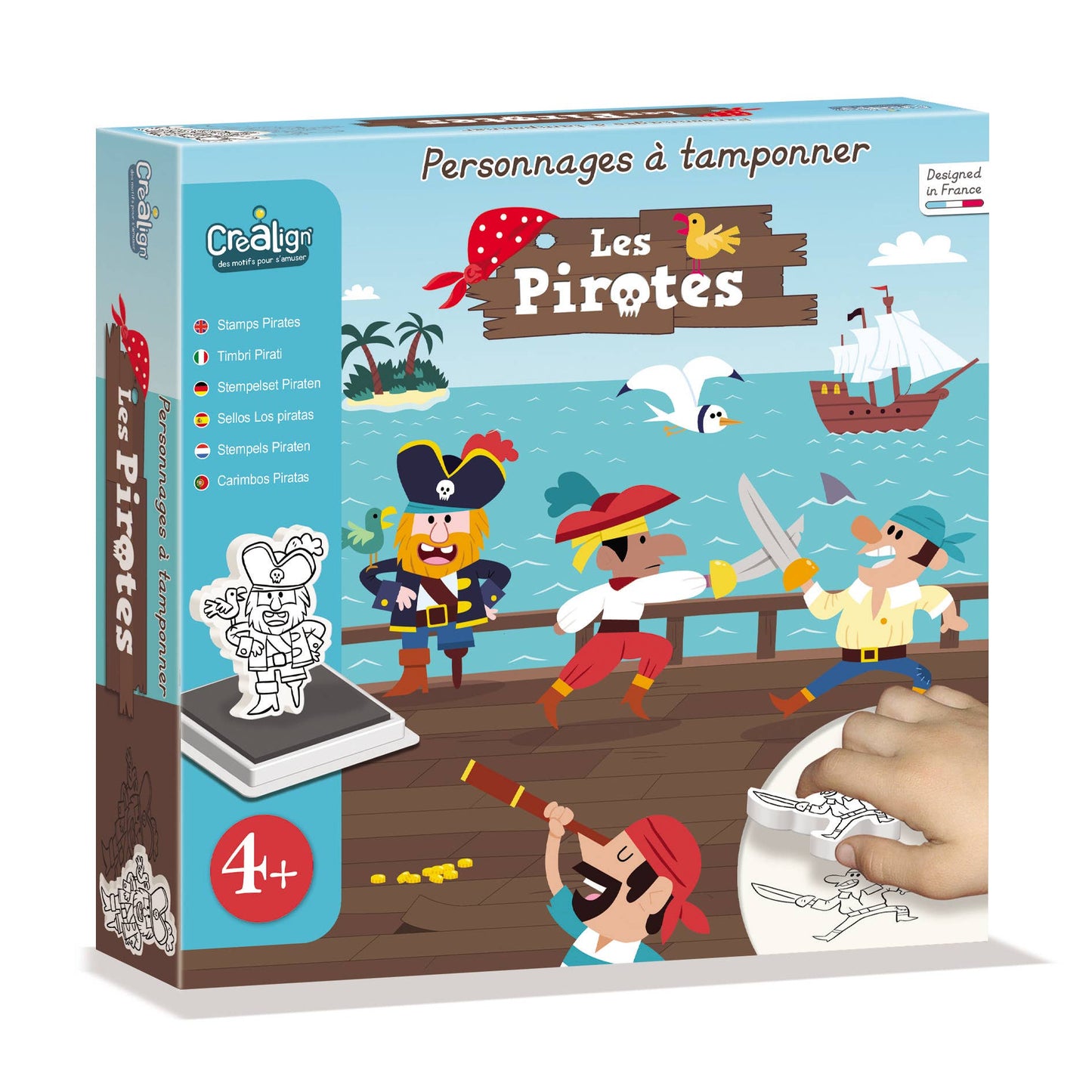 Personnages à tamponner : Les pirates