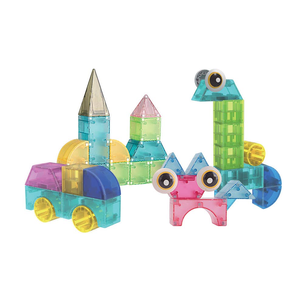 Jeu Magnétique Blocs Transparents 22 Pcs