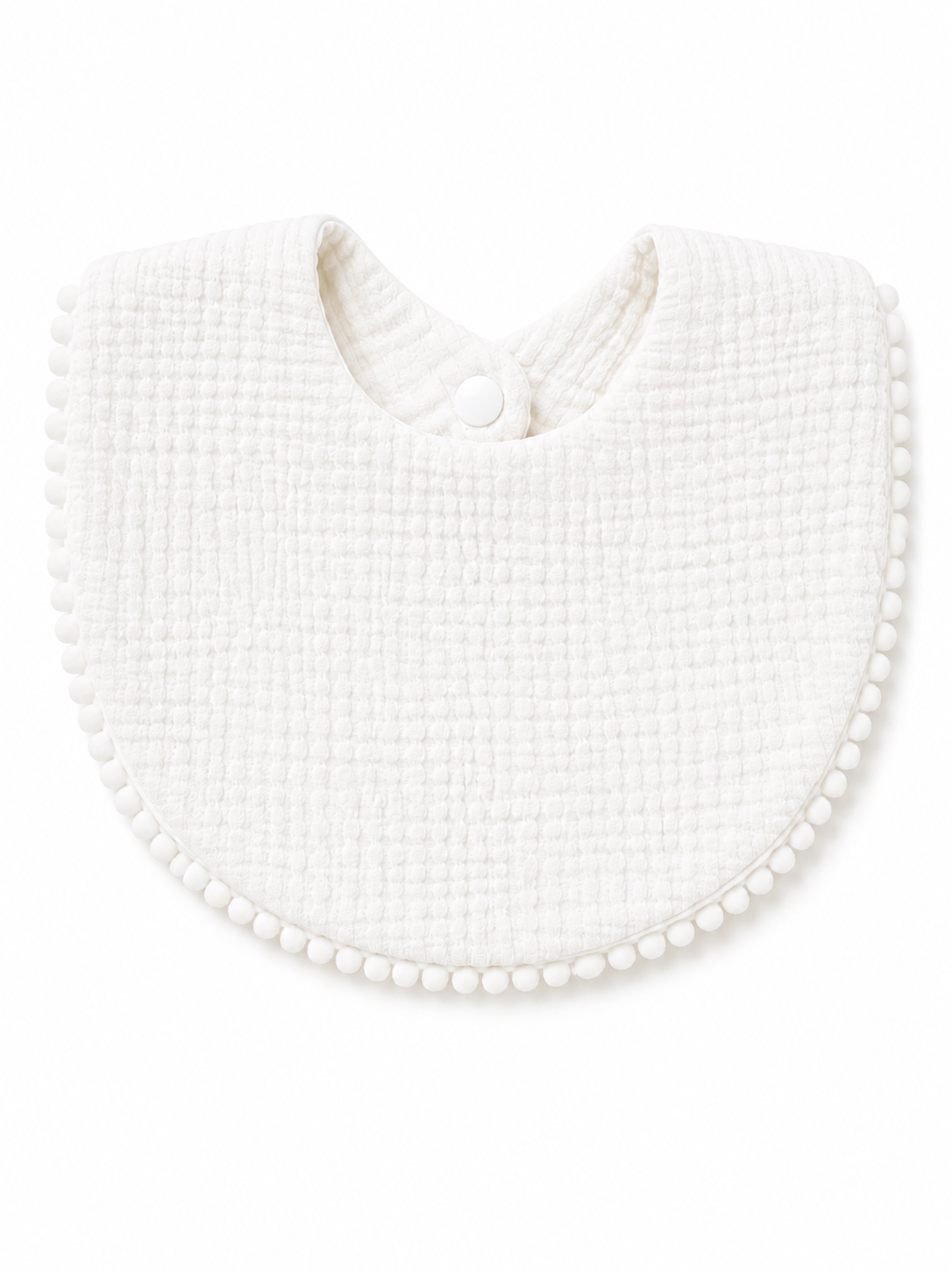 Bavoir en coton bio double tissu 25 x 11 cm