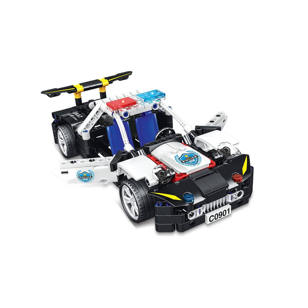 Voitures de Police Swat Technic Encaixes 8+