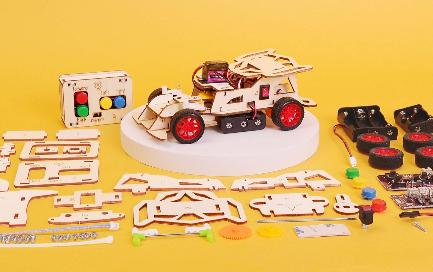 Kit de bricolage pour voiture télécommandée, jouet éducatif STEM