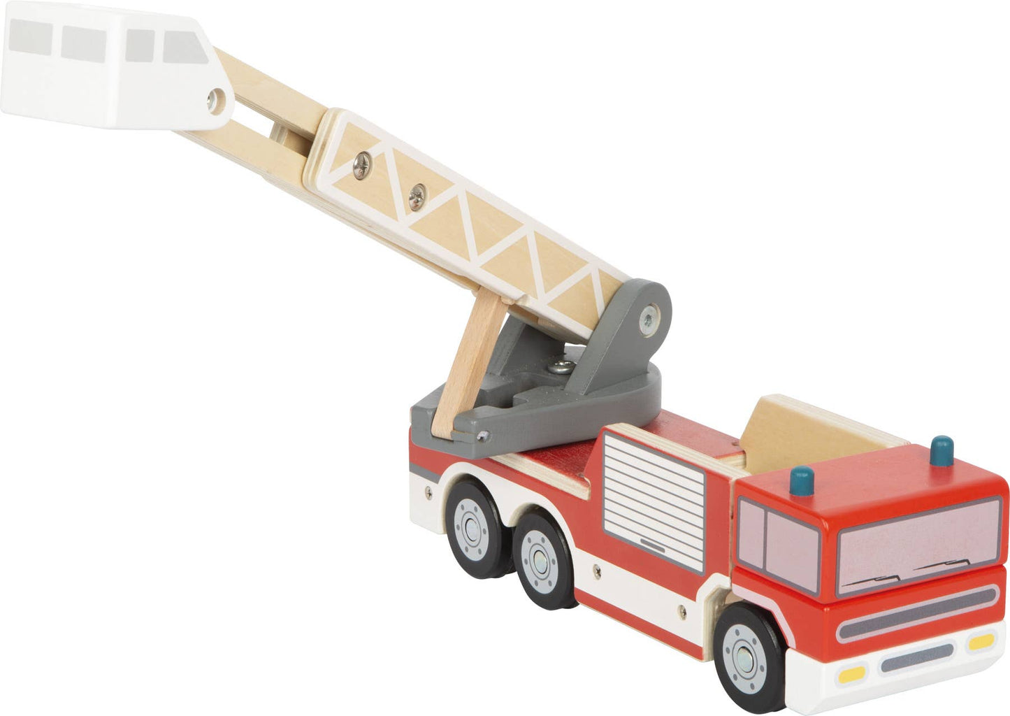 Camion de pompiers en bois avec échelle tournante | Véhicules | Jouet en bois