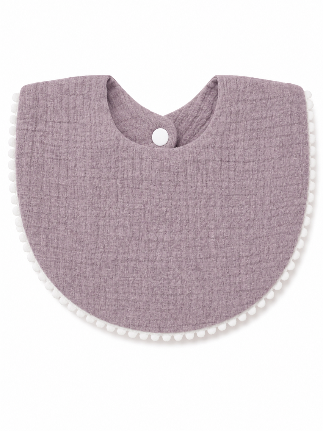 Bavoir en coton bio double tissu 25 x 11 cm
