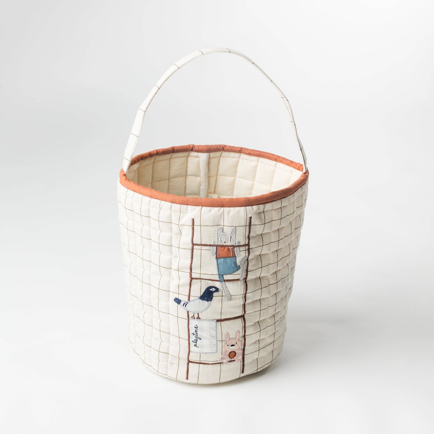 Panier de rangement Ladder (patchwork fait main)