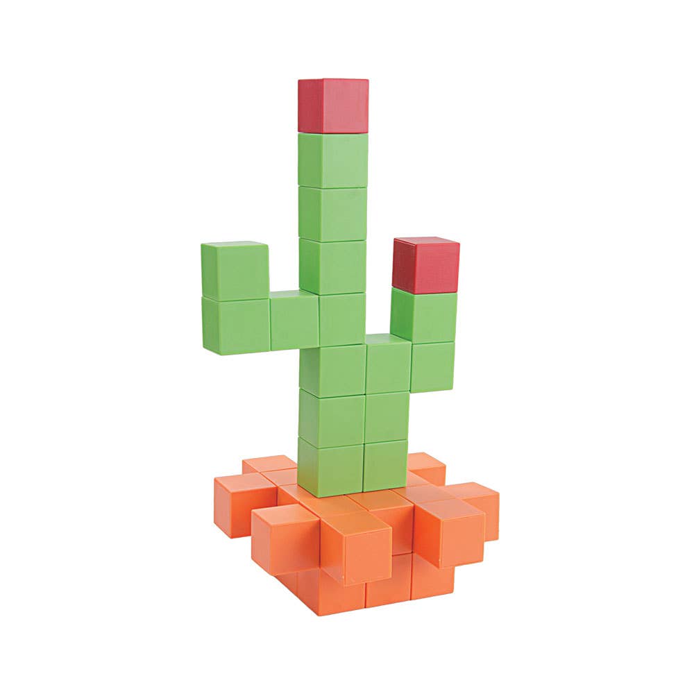 Jeu de 64 Cubes Magnétiques