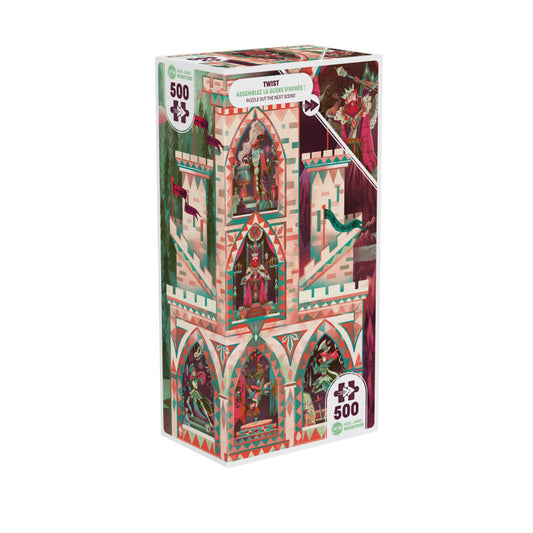 Puzzle twist - Visite royale 500 pièces
