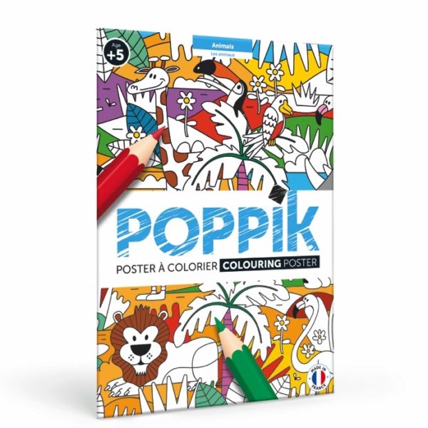 Poster à colorier - Les animaux