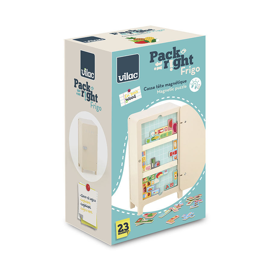 Jeu de logique en bois : Le frigo