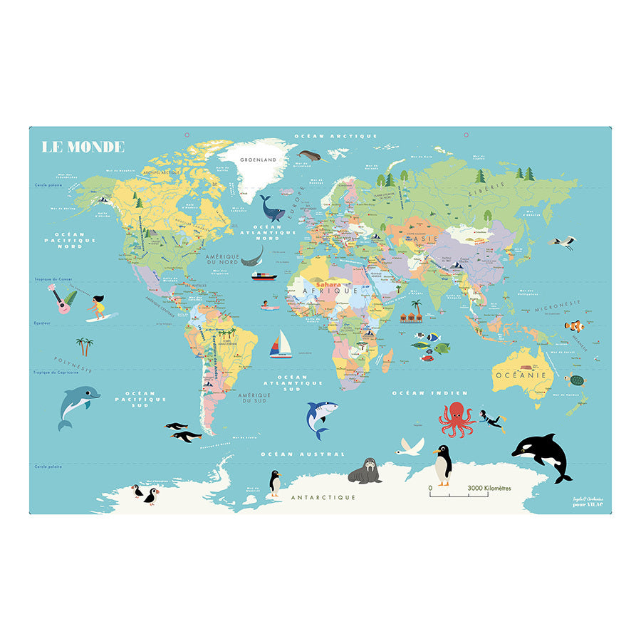 Puzzle magnétique  - Le Monde