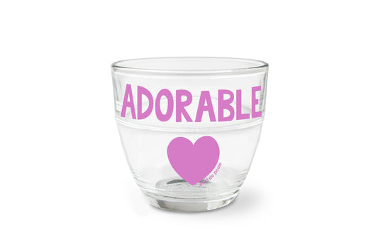Verre Duralex - "ADORABLE"