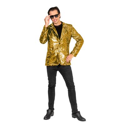 Veste à sequins or